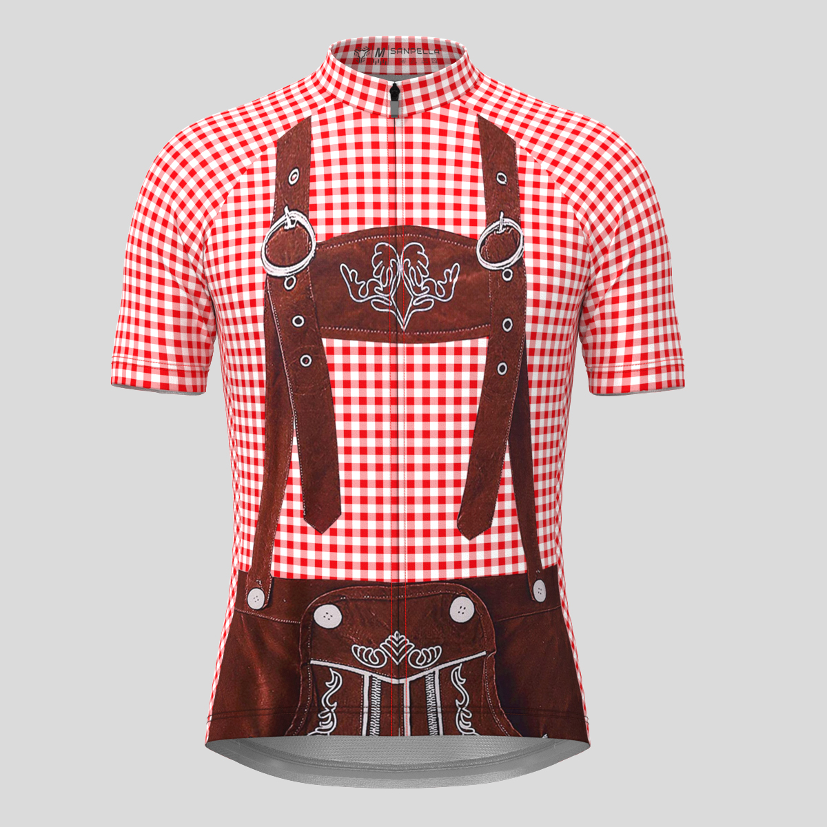 Oktoberfest Costume Men's Cycling Jersey - Red