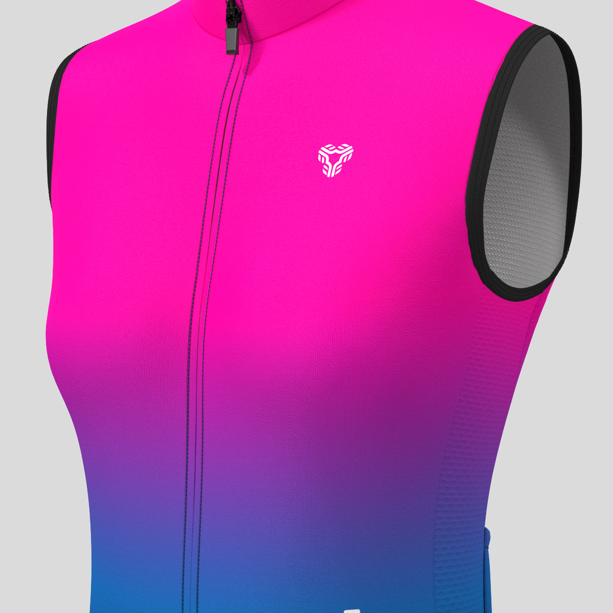Women's Minimal Gradient Sleeveless Cycling Jersey - Magenta