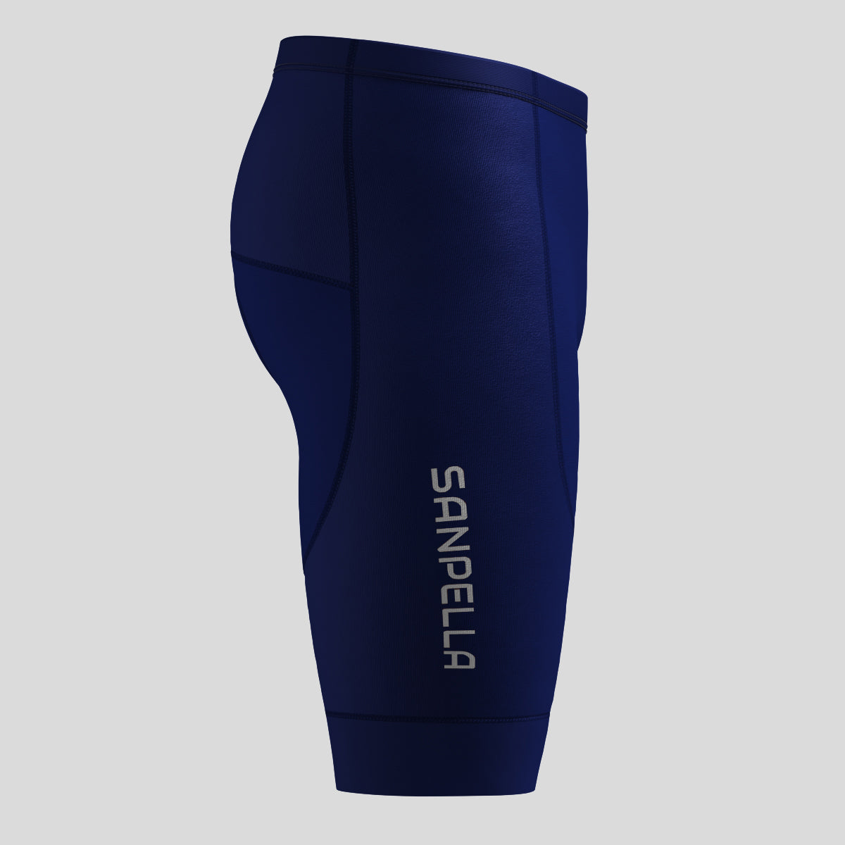 Minimal Solid Men's Cycling Shorts - Ink