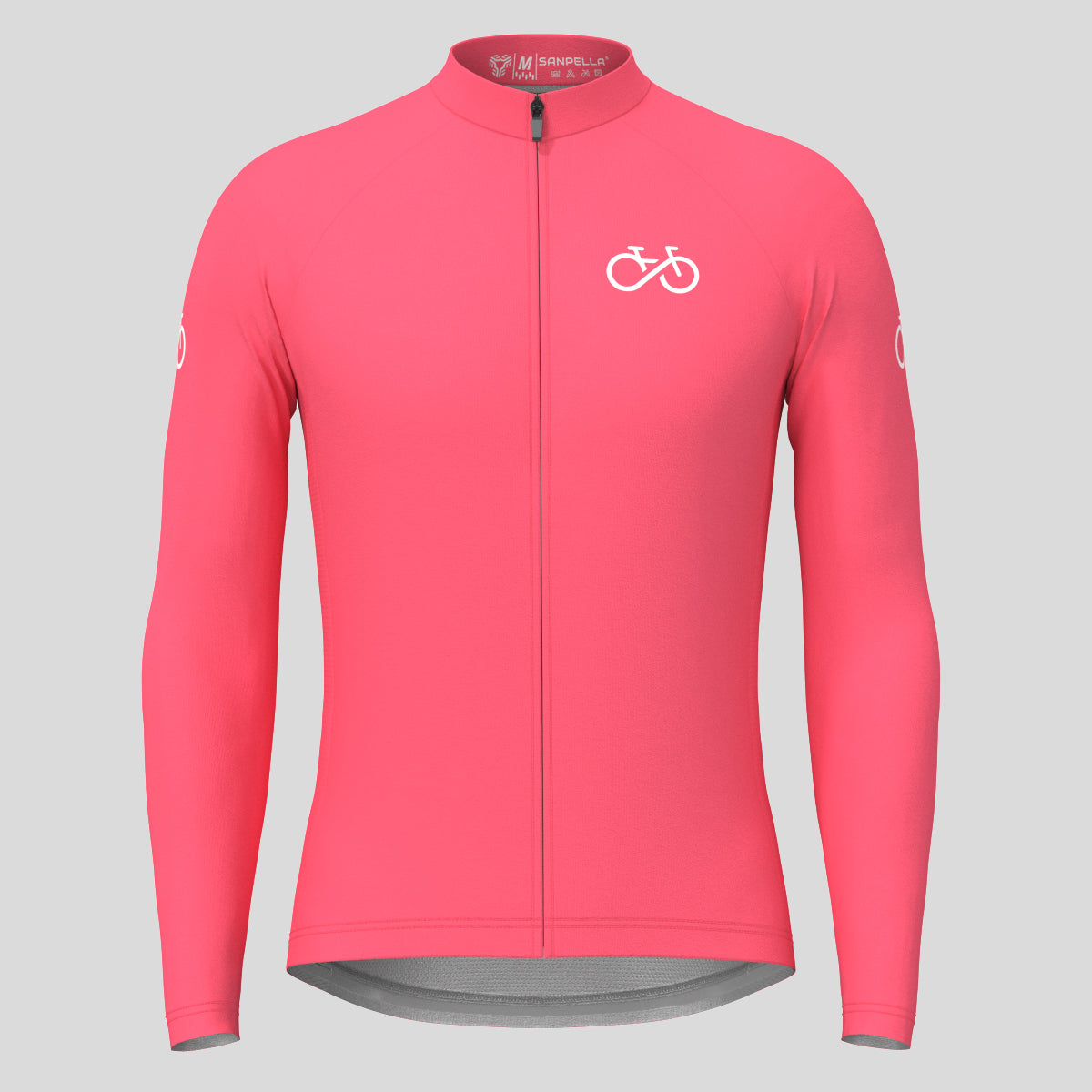 Men's Ride Forever LS Cycling Jersey - Pink