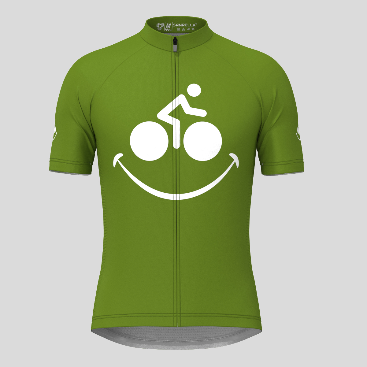 Bike Smile Men's Cycling Jersey - Forest