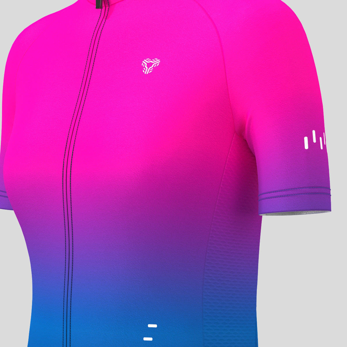 Minimal Gradient Women's Cycling Jersey - Magenta
