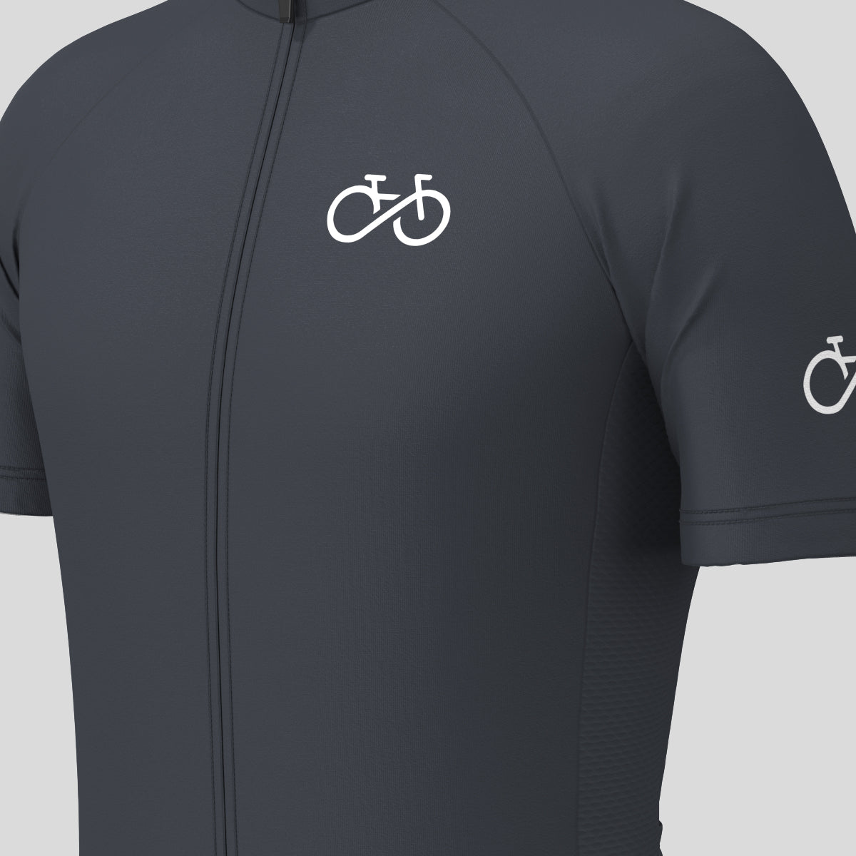 Ride Forever Men's Cycling Jersey -Graphite