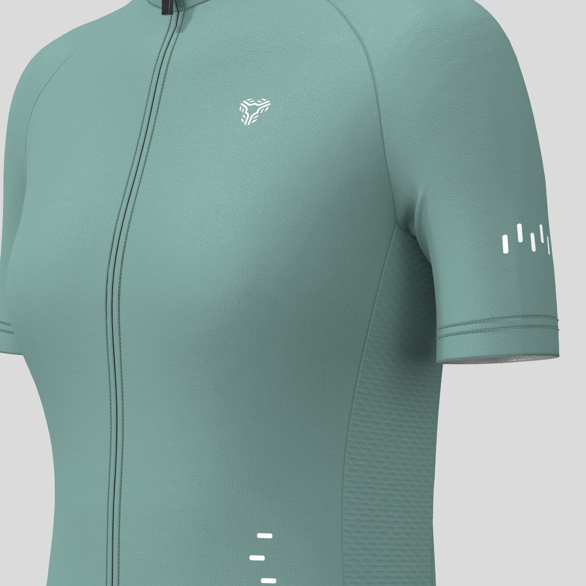 Minimal Solid Women's Cycling Jersey - Sage