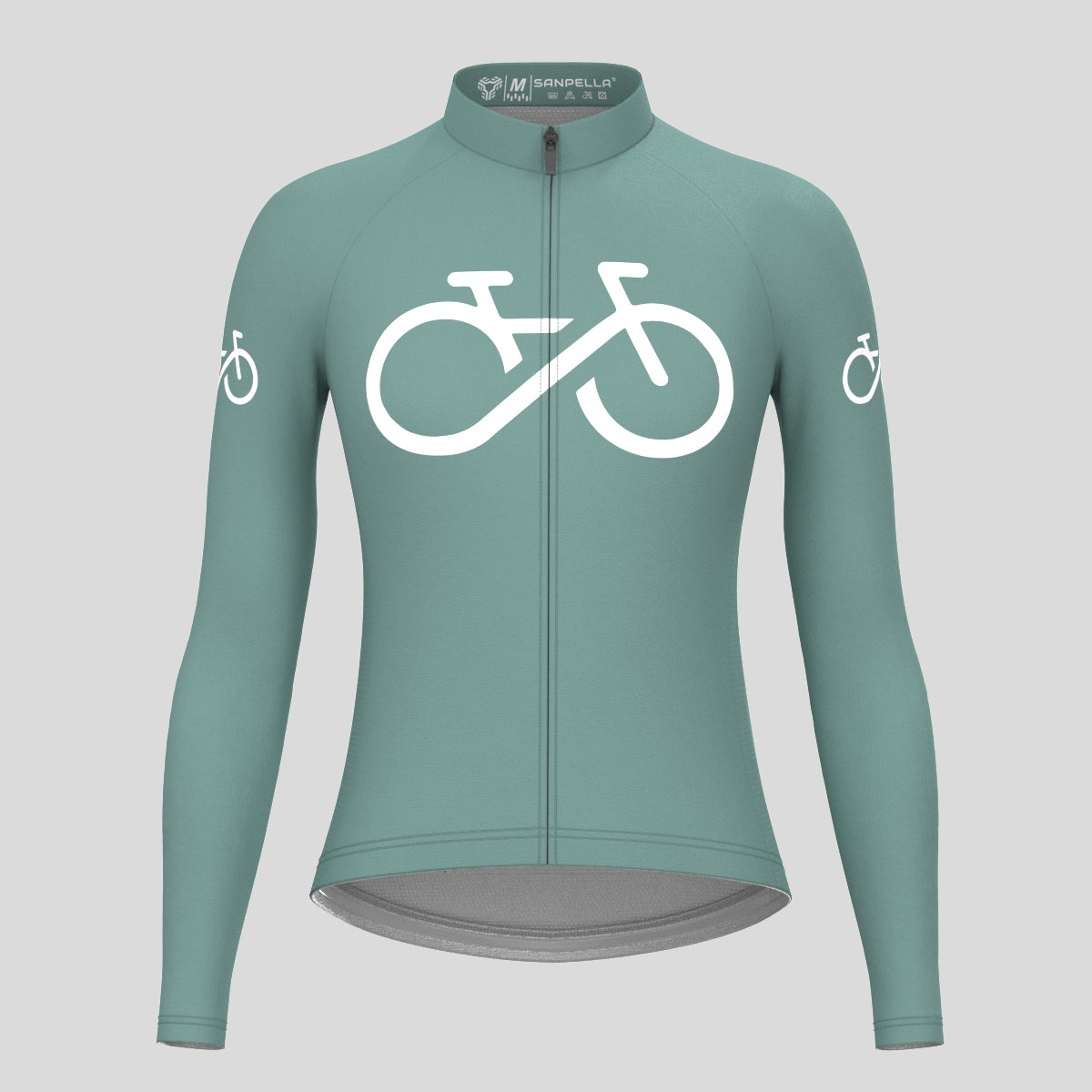 Bike Forever Women's LS Cycling Jersey - Sage