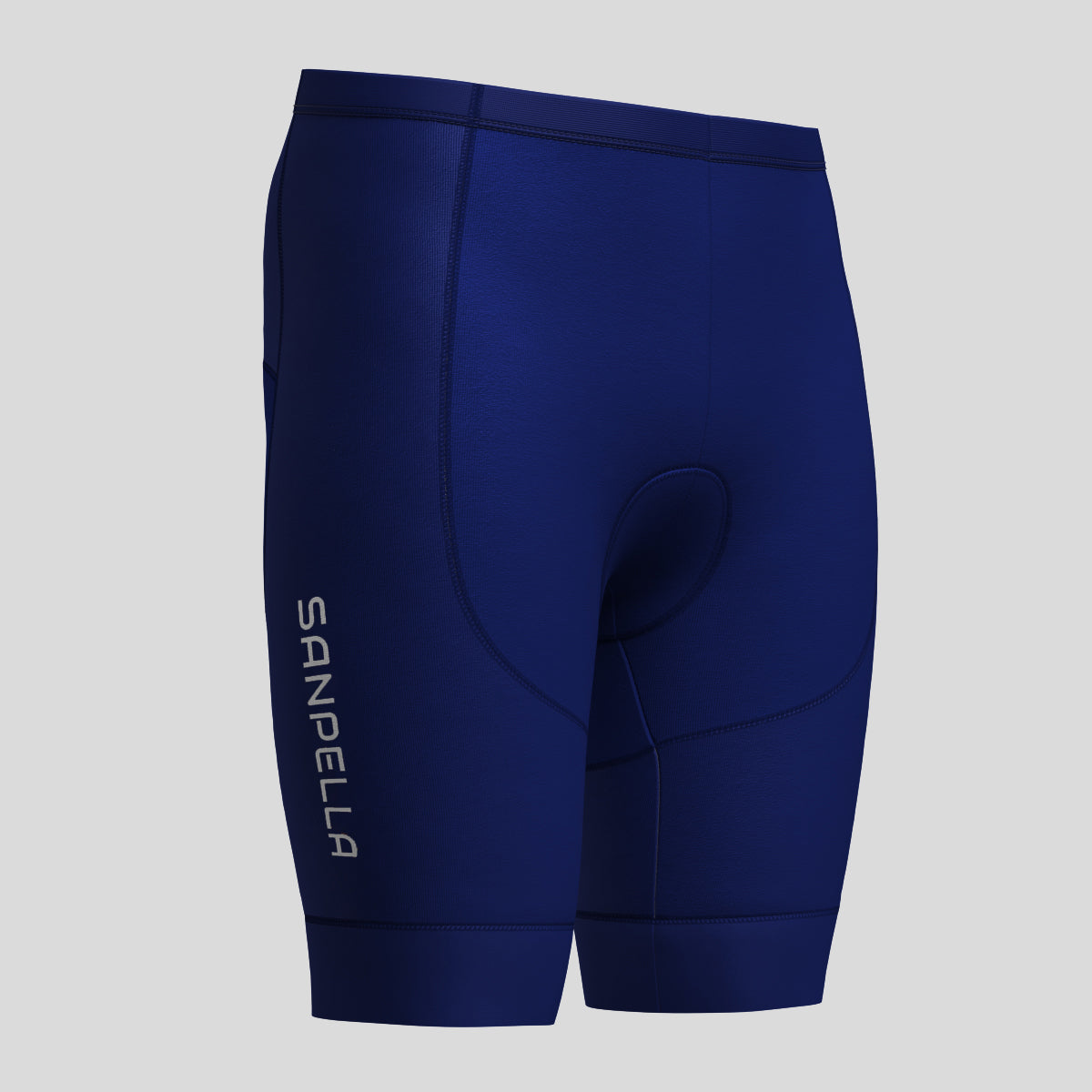Minimal Solid Men's Cycling Shorts - Ink