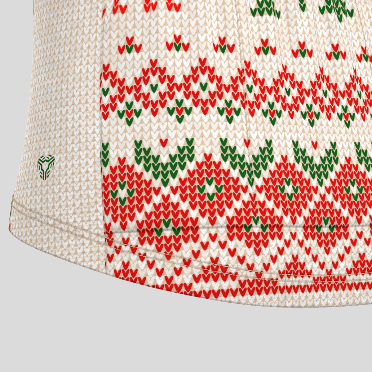 Ugly Sweater Merry Christmas Men's Cycling Jersey - Beige