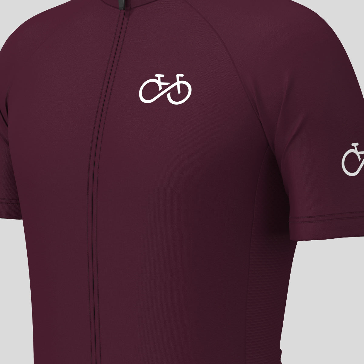 Ride Forever Men's Cycling Jersey -Burgundy