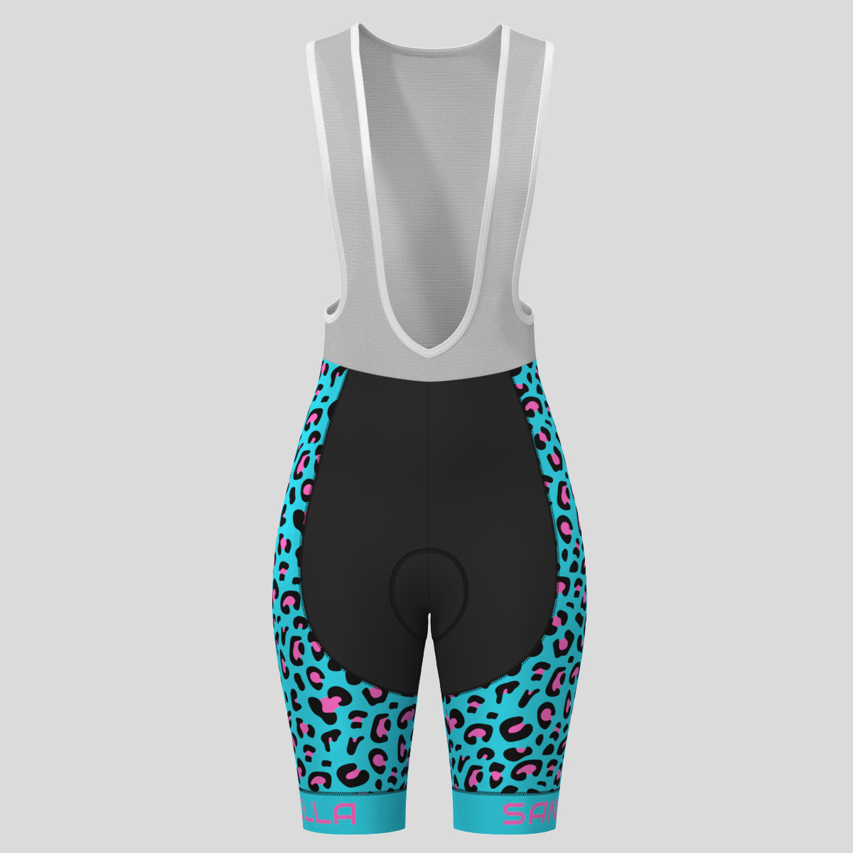 Leopard Print Women's Cycling Kit - Blue