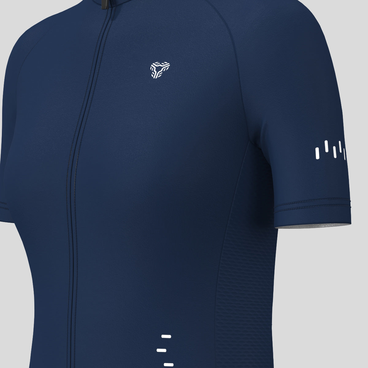 Minimal Solid Women's Cycling Jersey - Navy