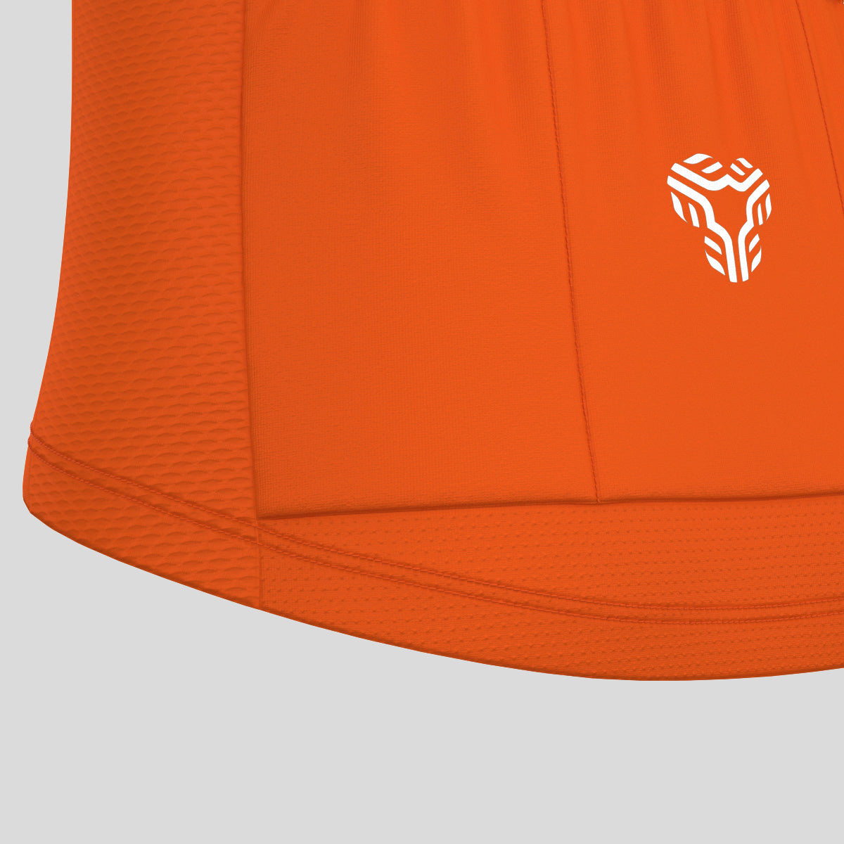 Men's Ride Forever Sleeveless Cycling Jersey - Tangerine