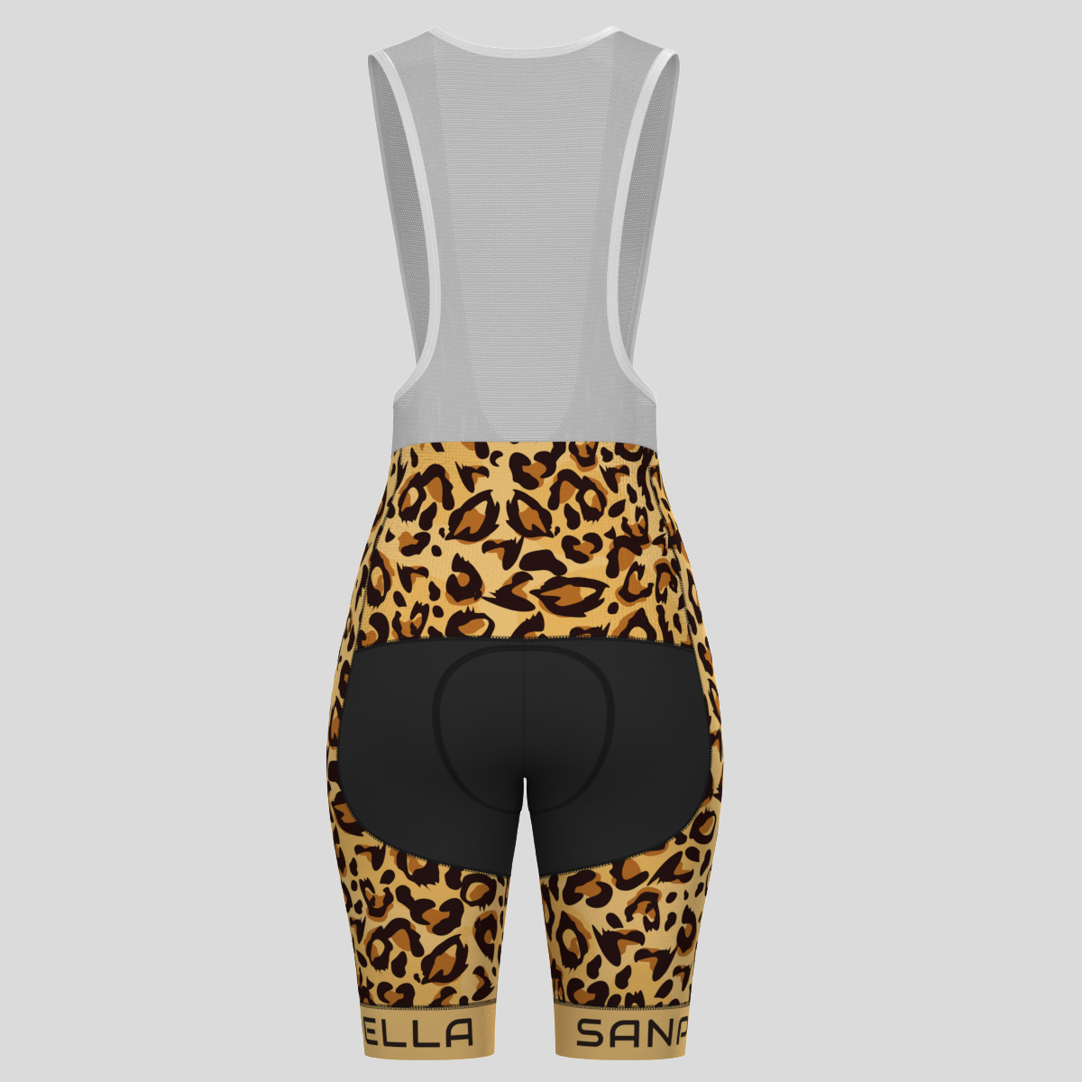 Leopard Print Women's Cycling Kit -  Brown