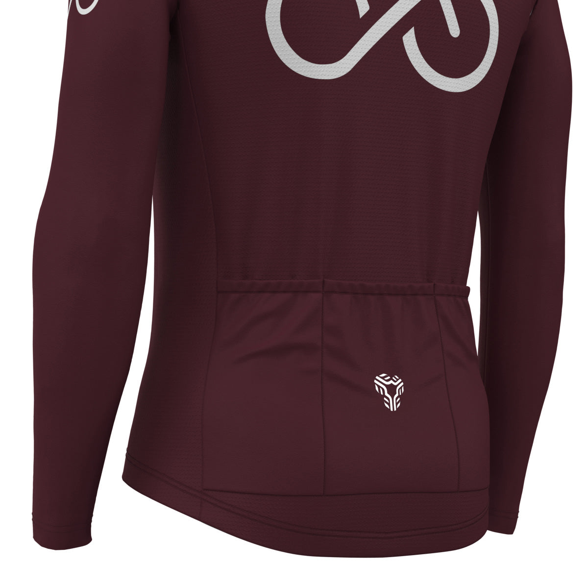 Bike Forever Men's LS Cycling Jersey - Plum