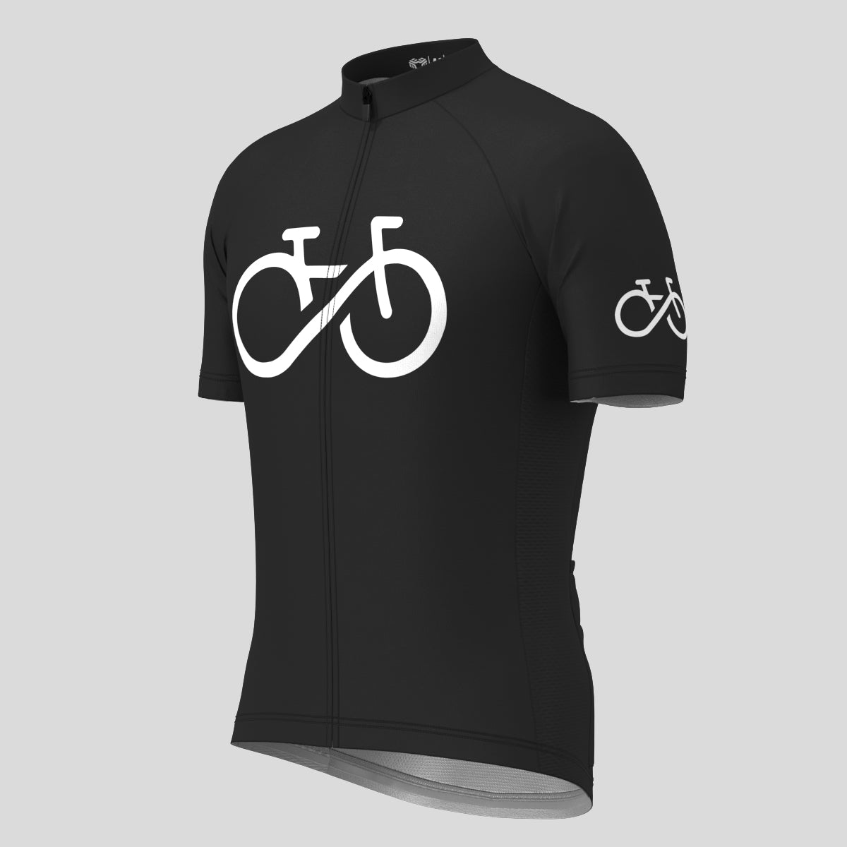 Bike Forever Men's Cycling Jersey - Black
