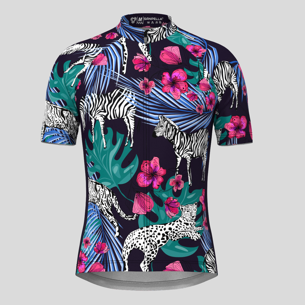 Tropical Plants Flowers Animals Men's Cycling Jersey