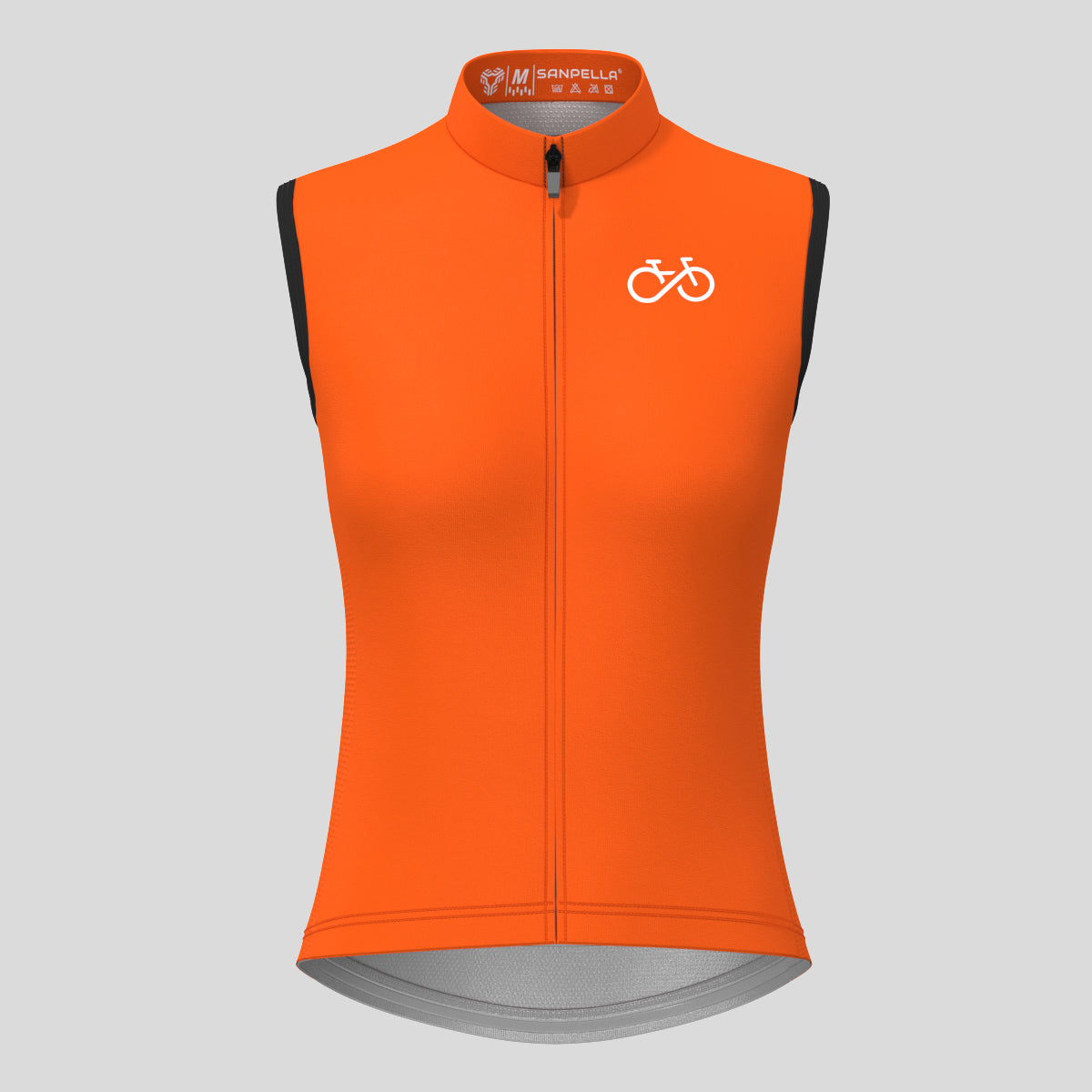 Women's Ride Forever Sleeveless Cycling Jersey - Tangerine