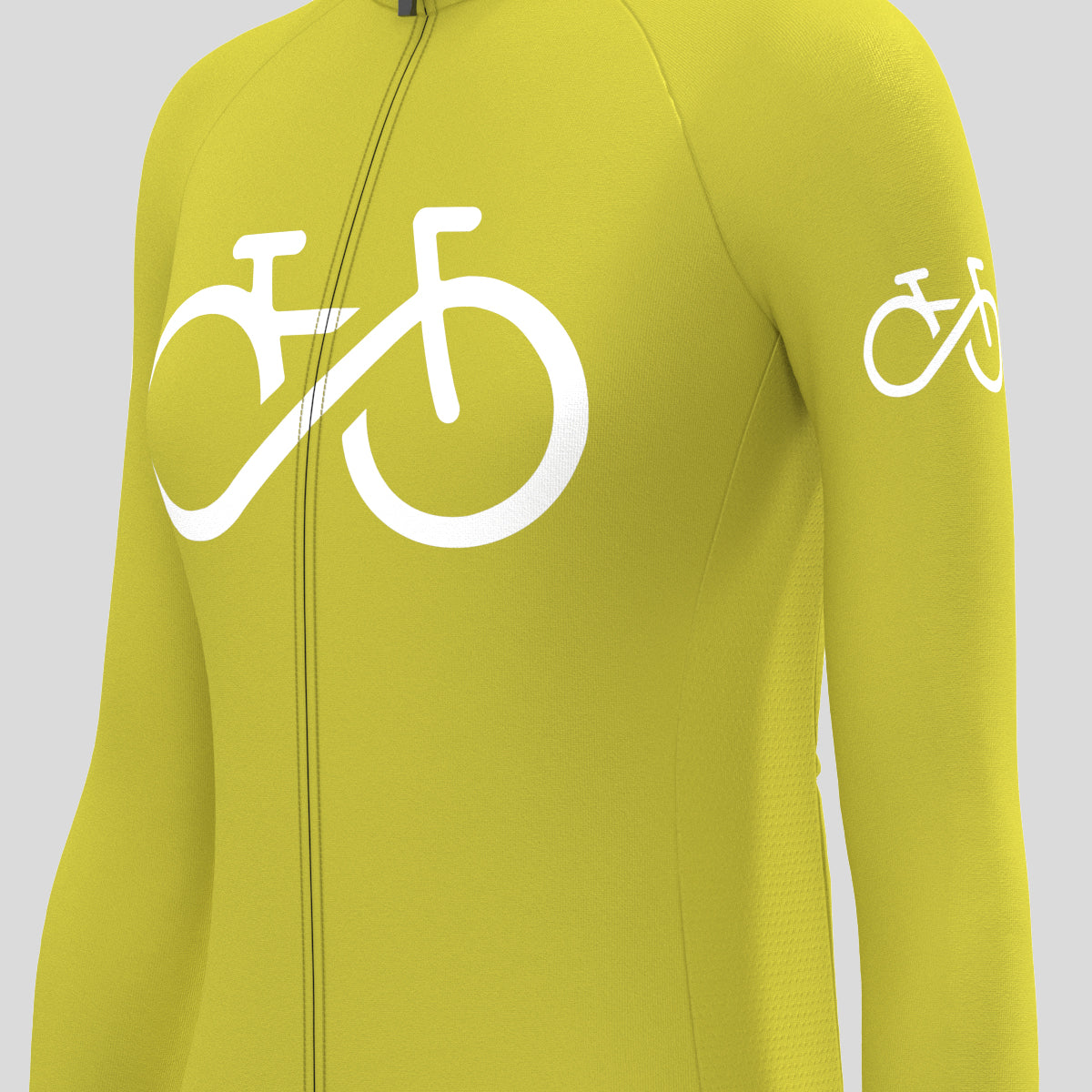 Bike Forever Women's LS Cycling Jersey - Fern