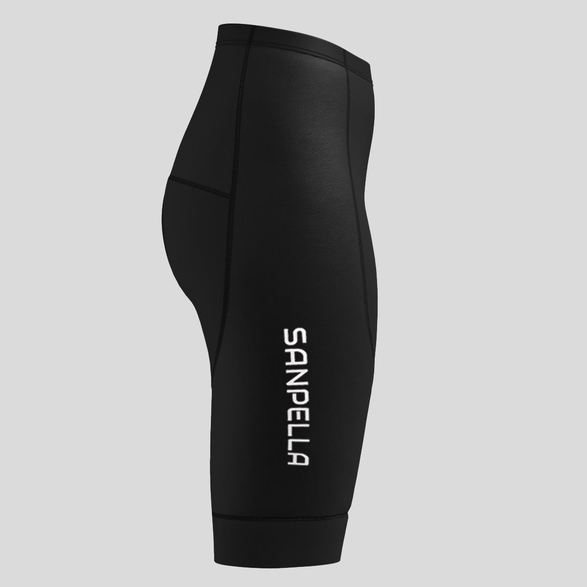 Minimal Solid Women's Cycling Shorts - Black