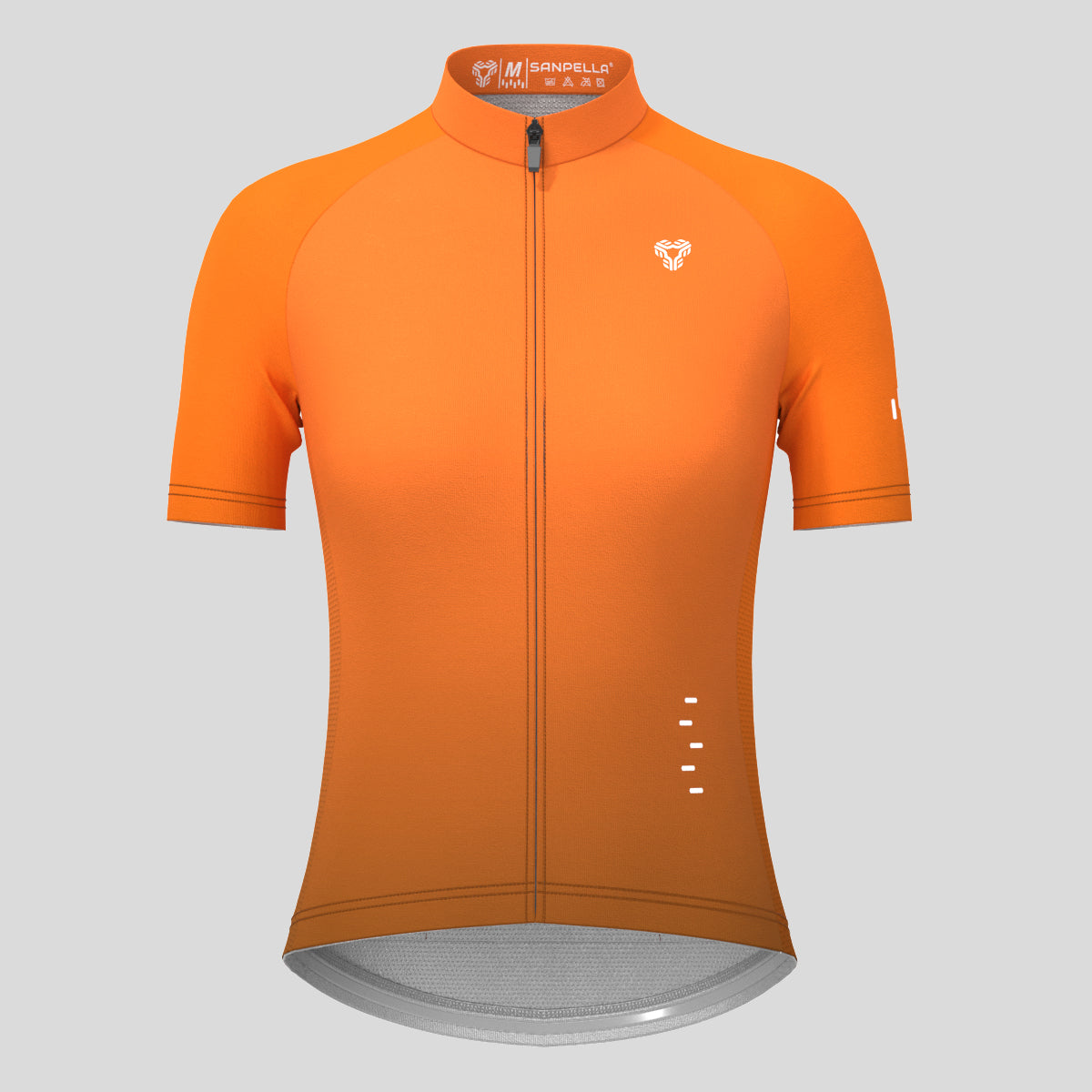 Minimal Gradient Women's Cycling Jersey - Orange