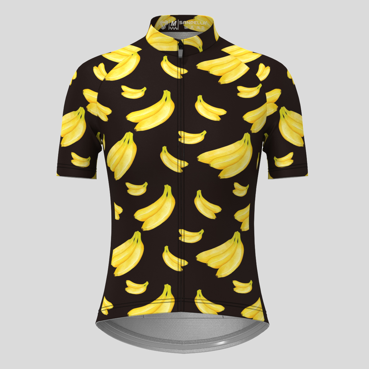 Women's Undress Me Banana Cycling Jersey - Black