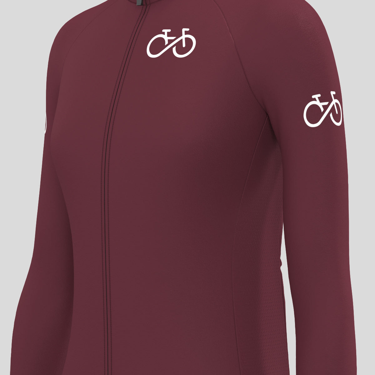 Ride Forever Women's LS Cycling Jersey - Plum