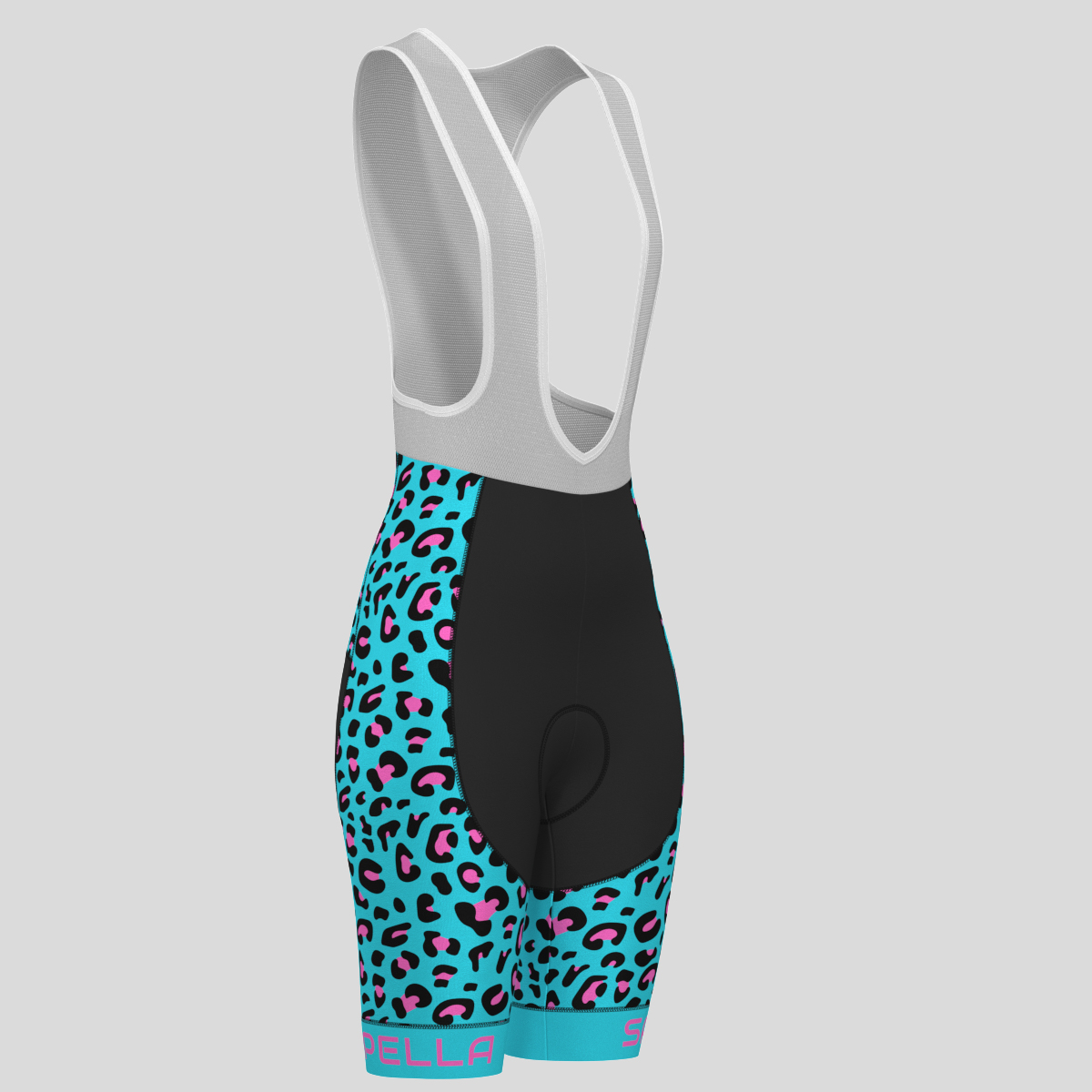 Leopard Print Women's Cycling Kit - Blue