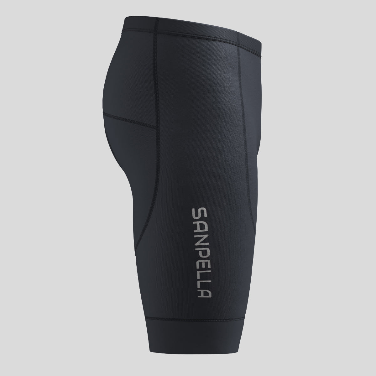Minimal Solid Men's Cycling Shorts - Graphite