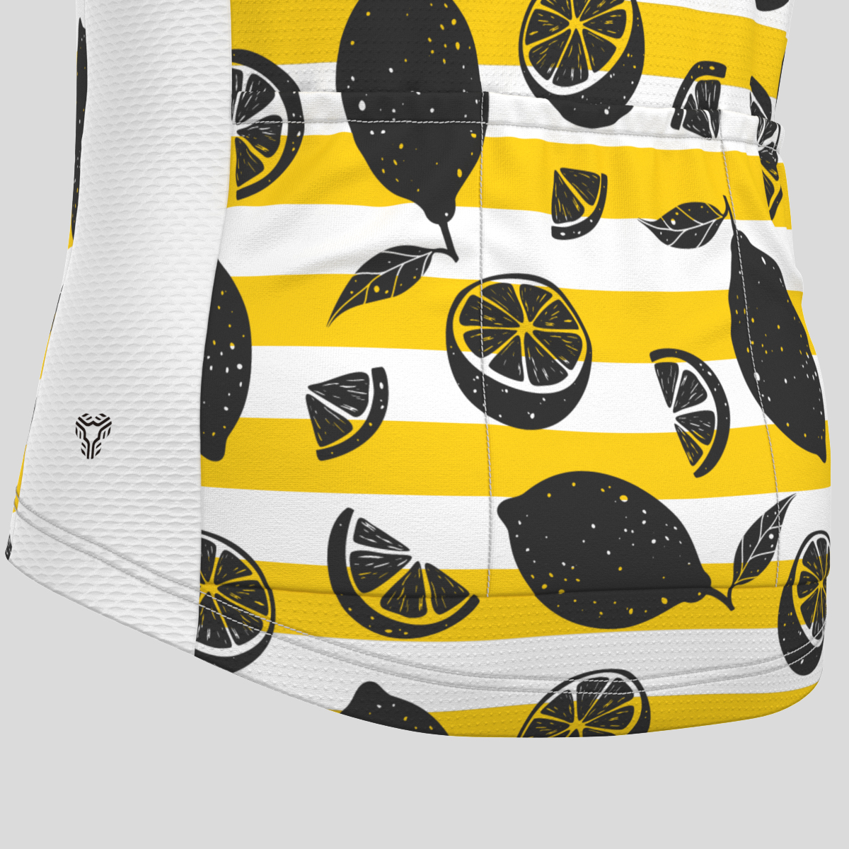 Lemon Stripes Men's Cycling Jersey