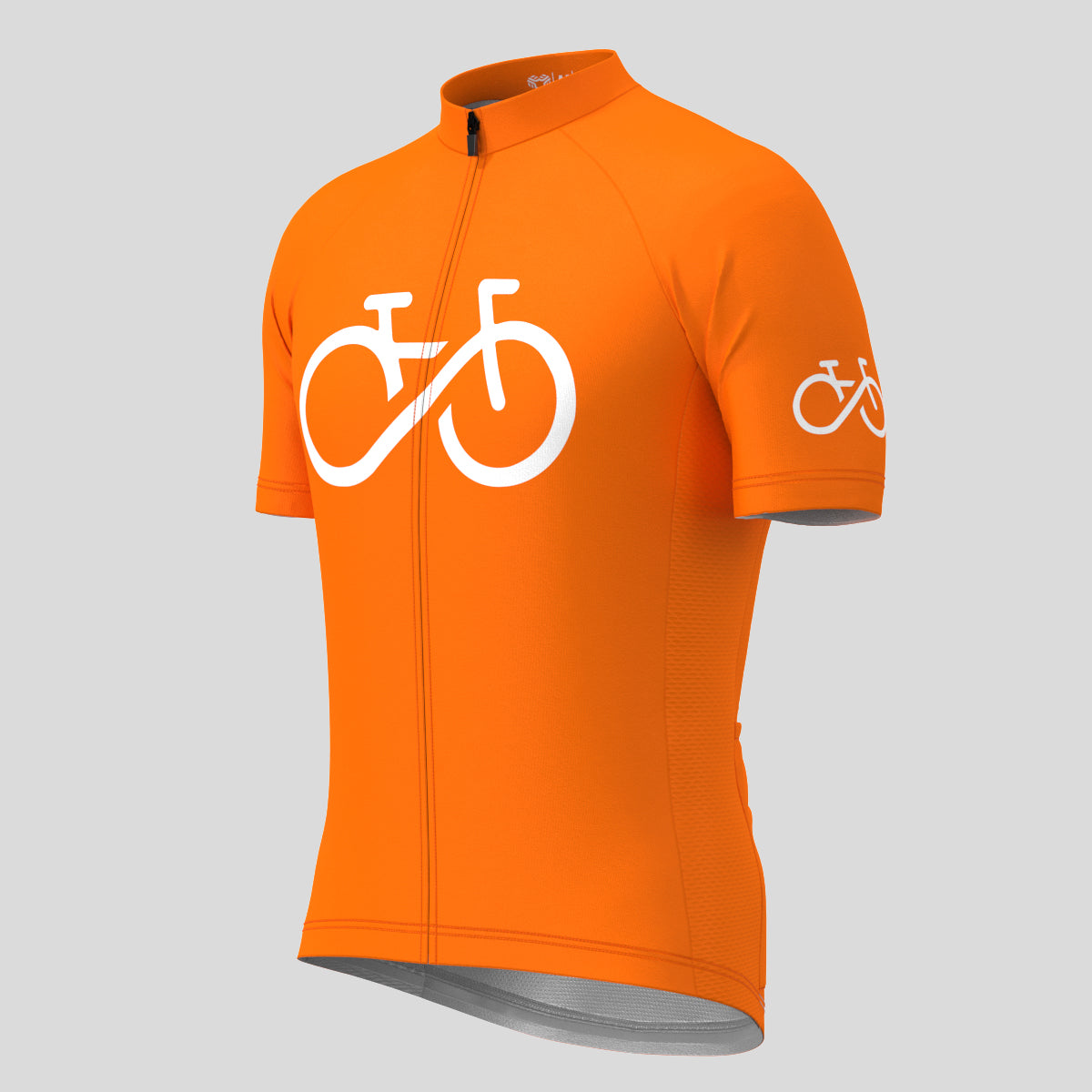 Bike Forever Men's Cycling Jersey -Orange