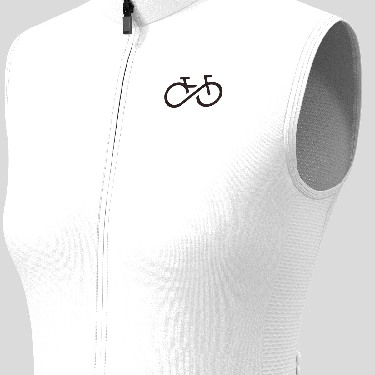 Women's Ride Forever Sleeveless Cycling Jersey - White