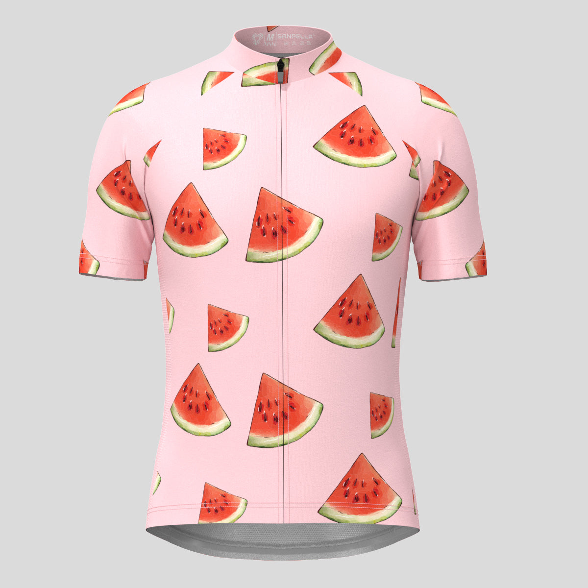 Juicy Summer Watermelon Men's Cycling Jersey - Pink