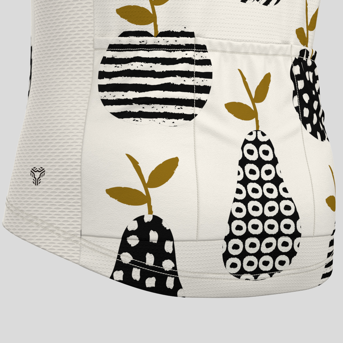 Hand drawn Fruits Men's Cycling Jersey 