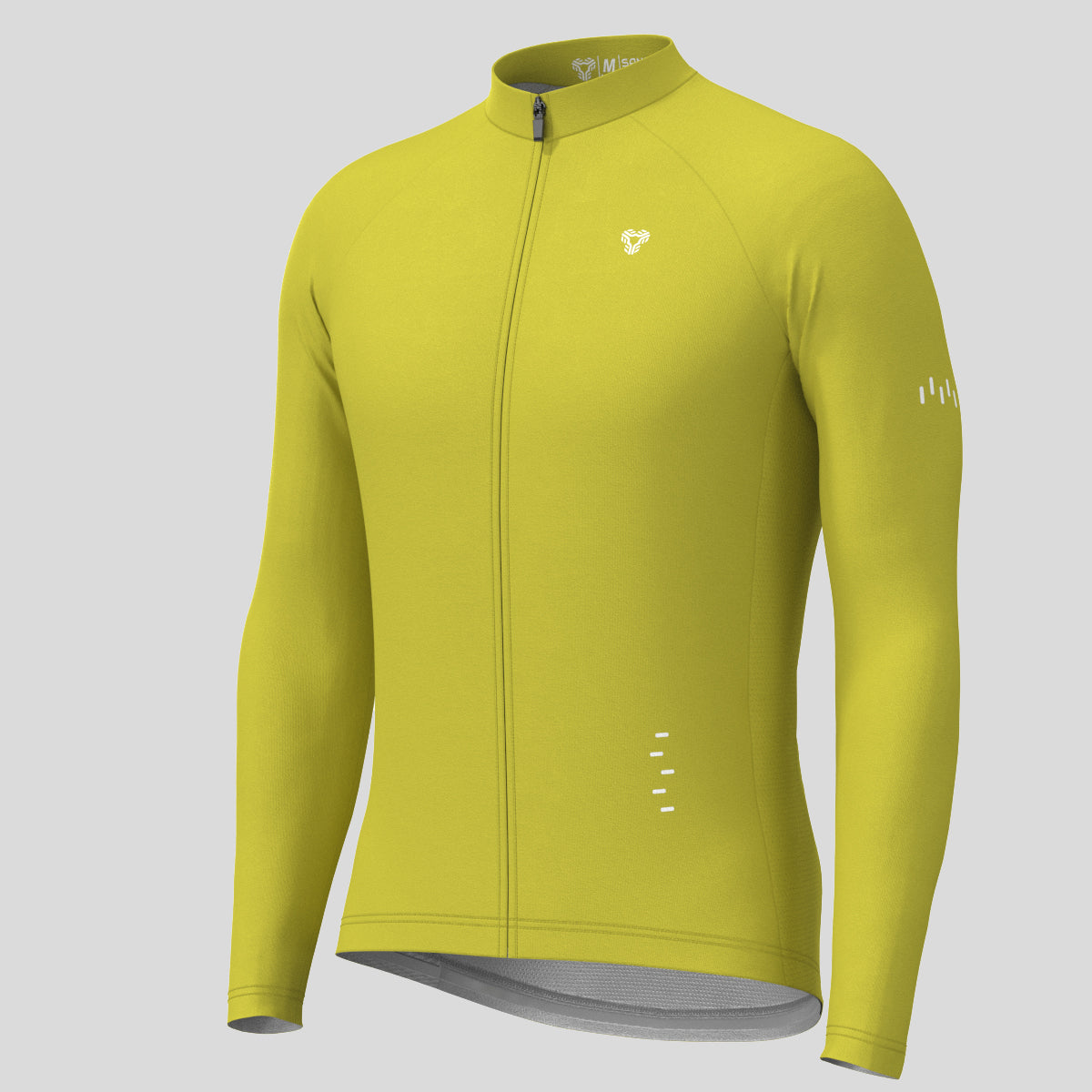 Men's Minimal Solid LS Cycling Jersey - Fern