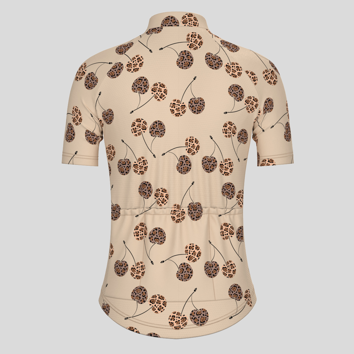 Cherry Leopard Print Women's Cycling Kit