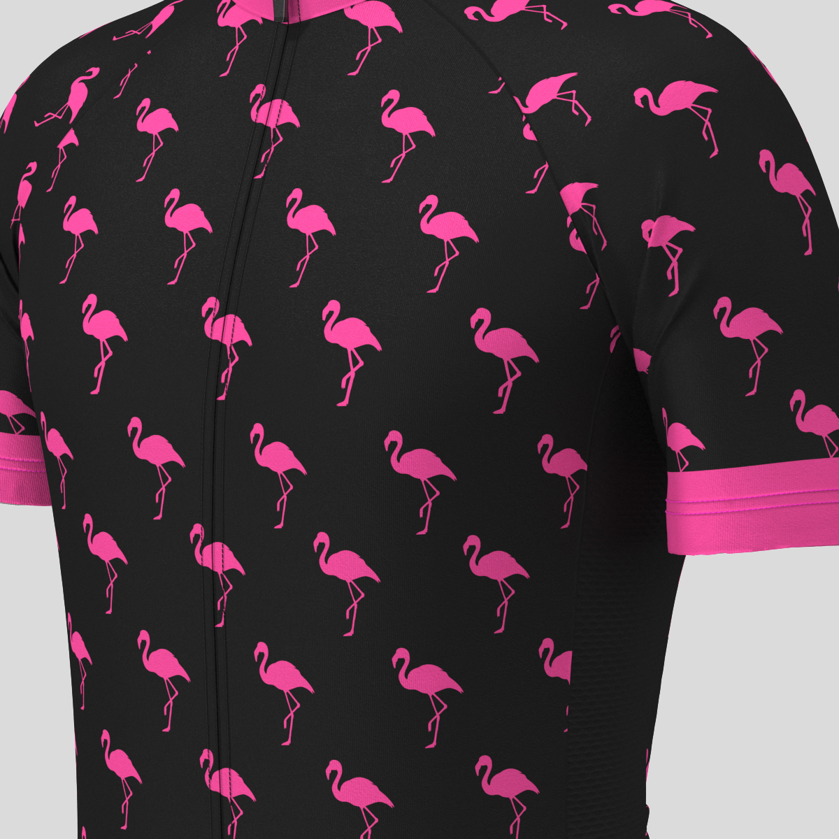Flamingo Men's Cycling Jersey - Pink/Black