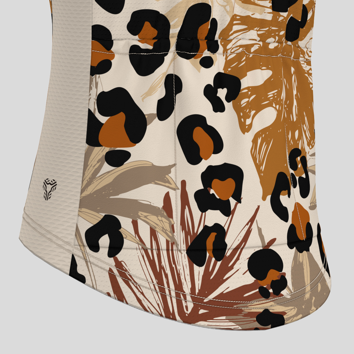 Abstract Tropical Leopard Spots Women's Cycling Jersey