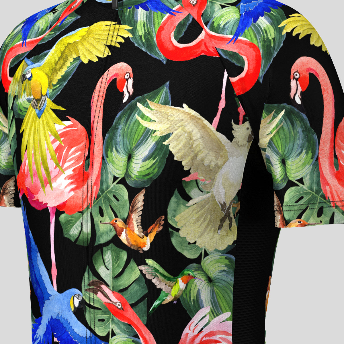 Men's Flamingo & Parrot Cycling Jersey