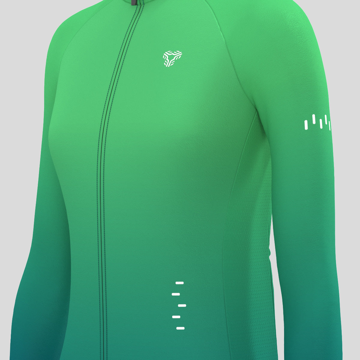 Women's Minimal Gradient LS Cycling Jersey - Spring