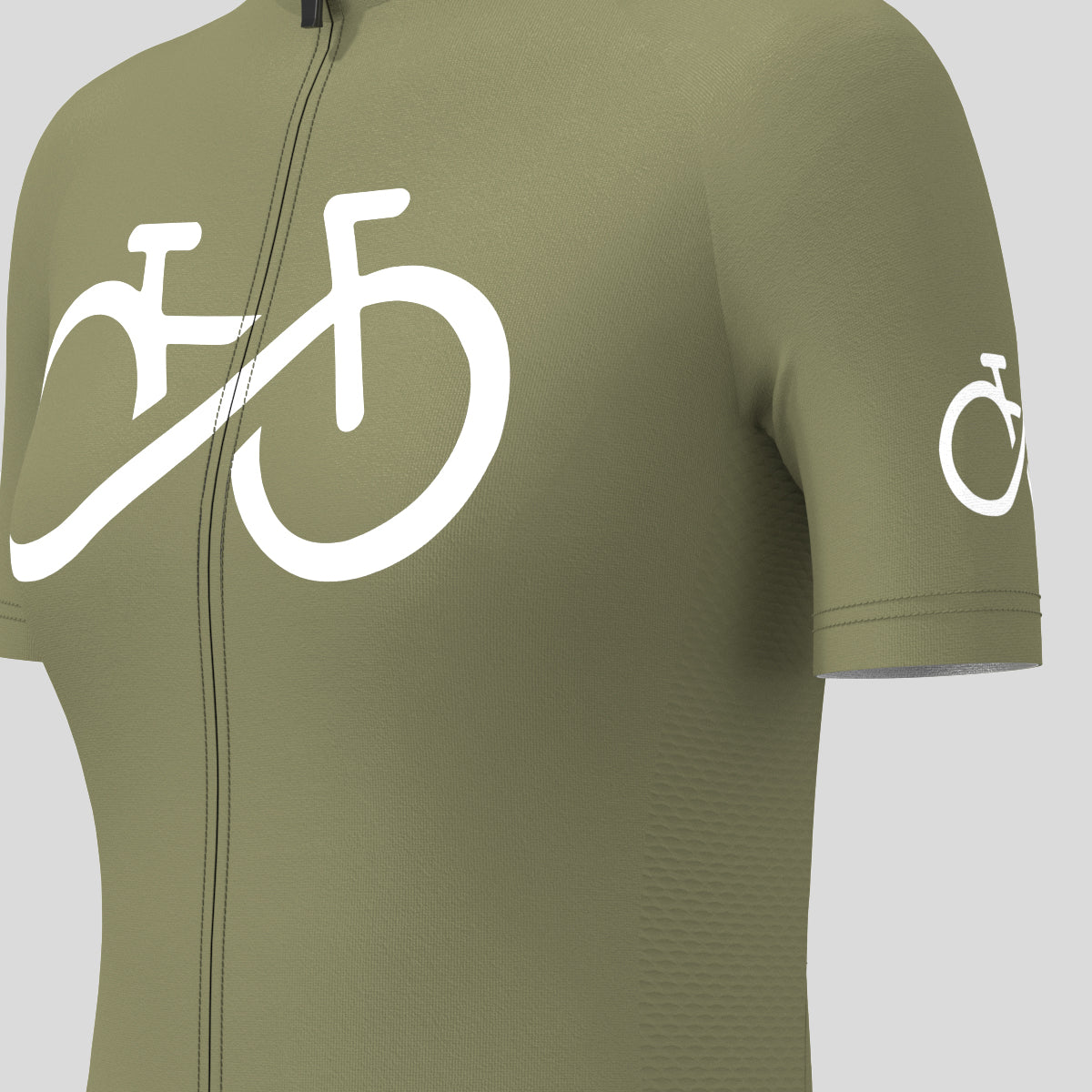 Bike Forever Women's Cycling Jersey - Olive