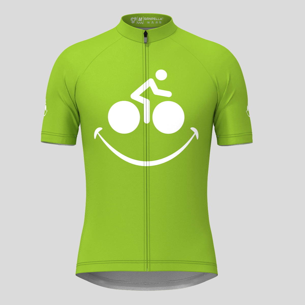 Bike Smile Men's Cycling Jersey - Wasabi
