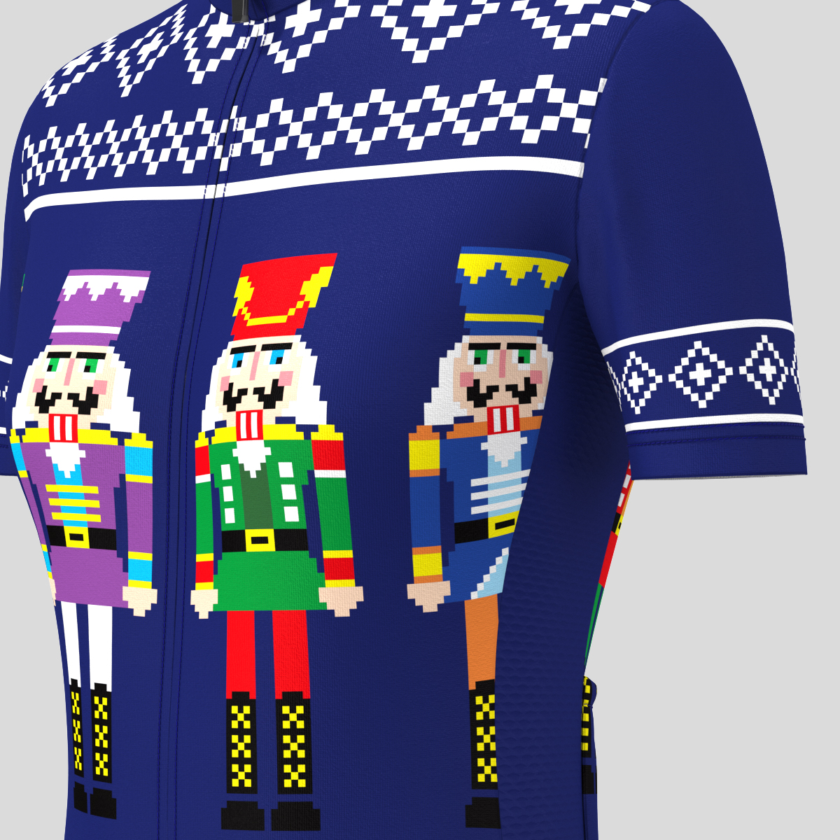 Christmas Sweater Nutcrackers Women's Cycling Jersey