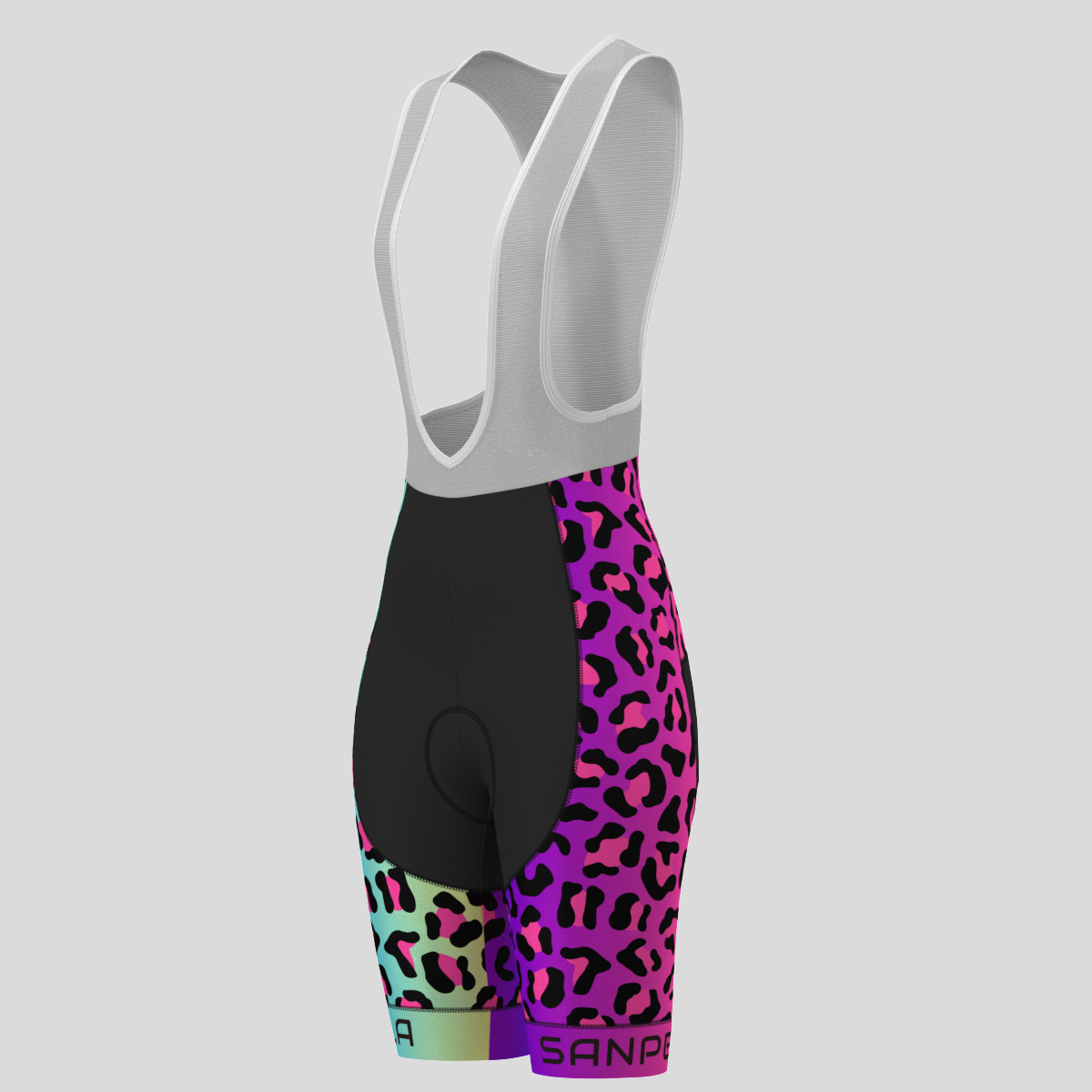 Neon Rainbow Leopard Women's Cycling Kit