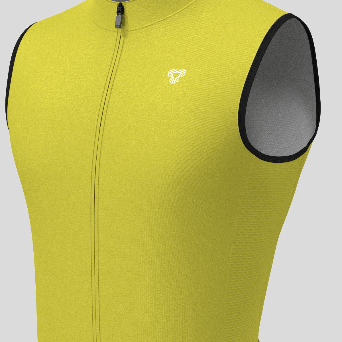 Men's Minimal Solid Sleeveless Cycling Jersey - Fern