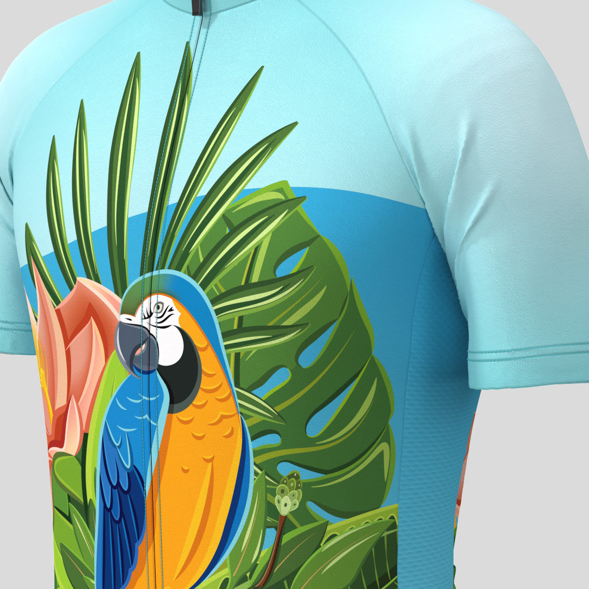 Parrot singing Men's Cycling Jersey