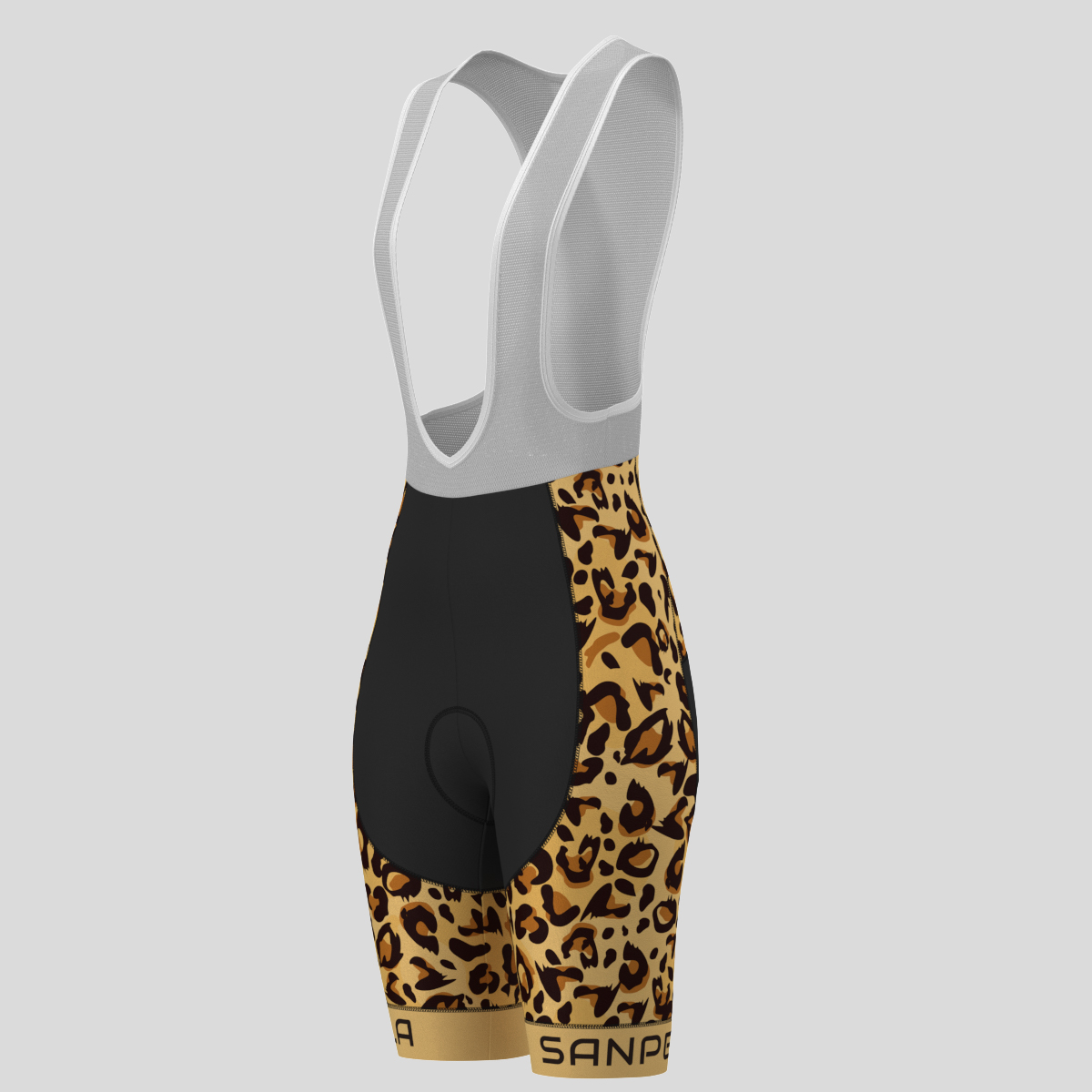 Leopard Print Women's Cycling Kit -  Brown