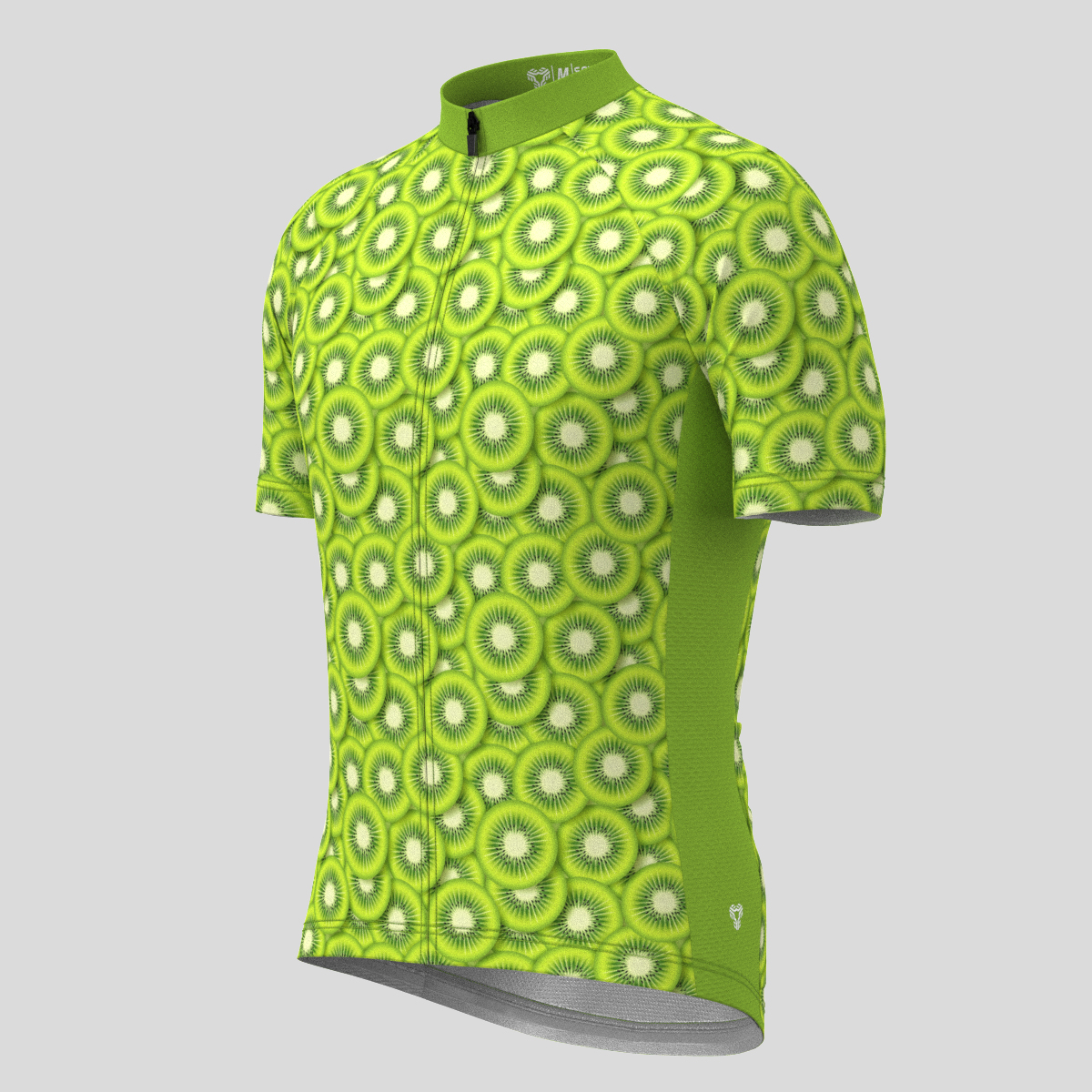 Sliced Kiwi Print Men's Cycling Jersey