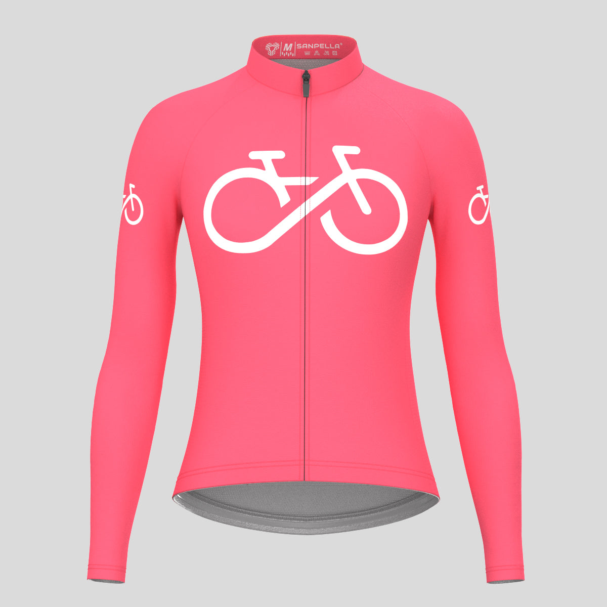 Bike Forever Women's LS Cycling Jersey - Pink