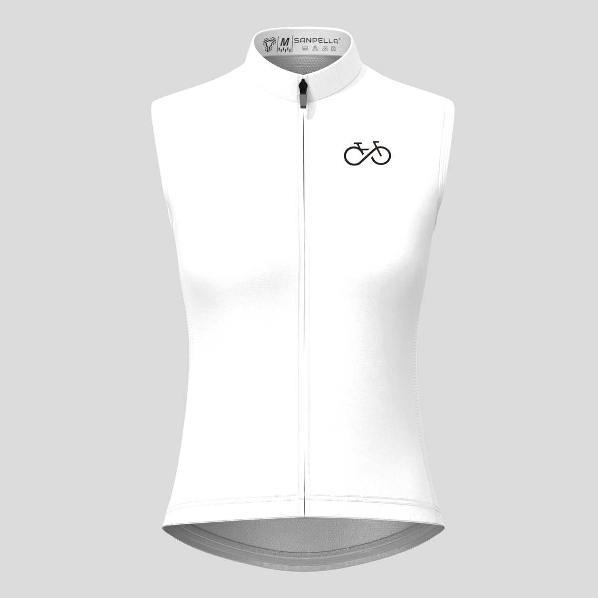 Women's Ride Forever Sleeveless Cycling Jersey - White