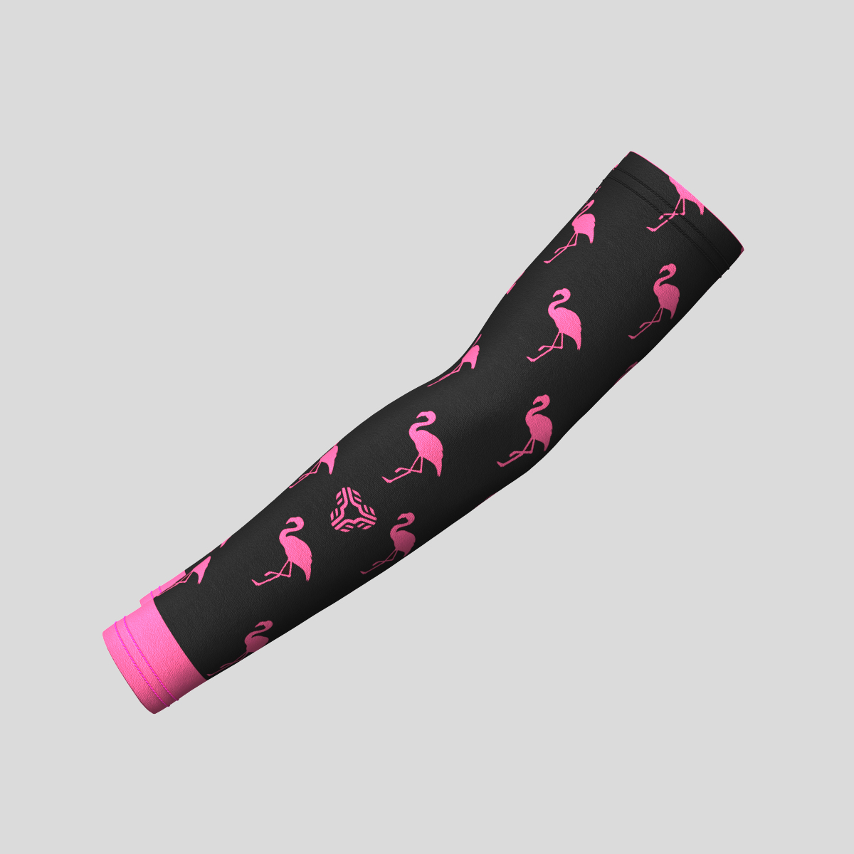 Flamingo Women's Cycling Arm Warmers - Pink/Black