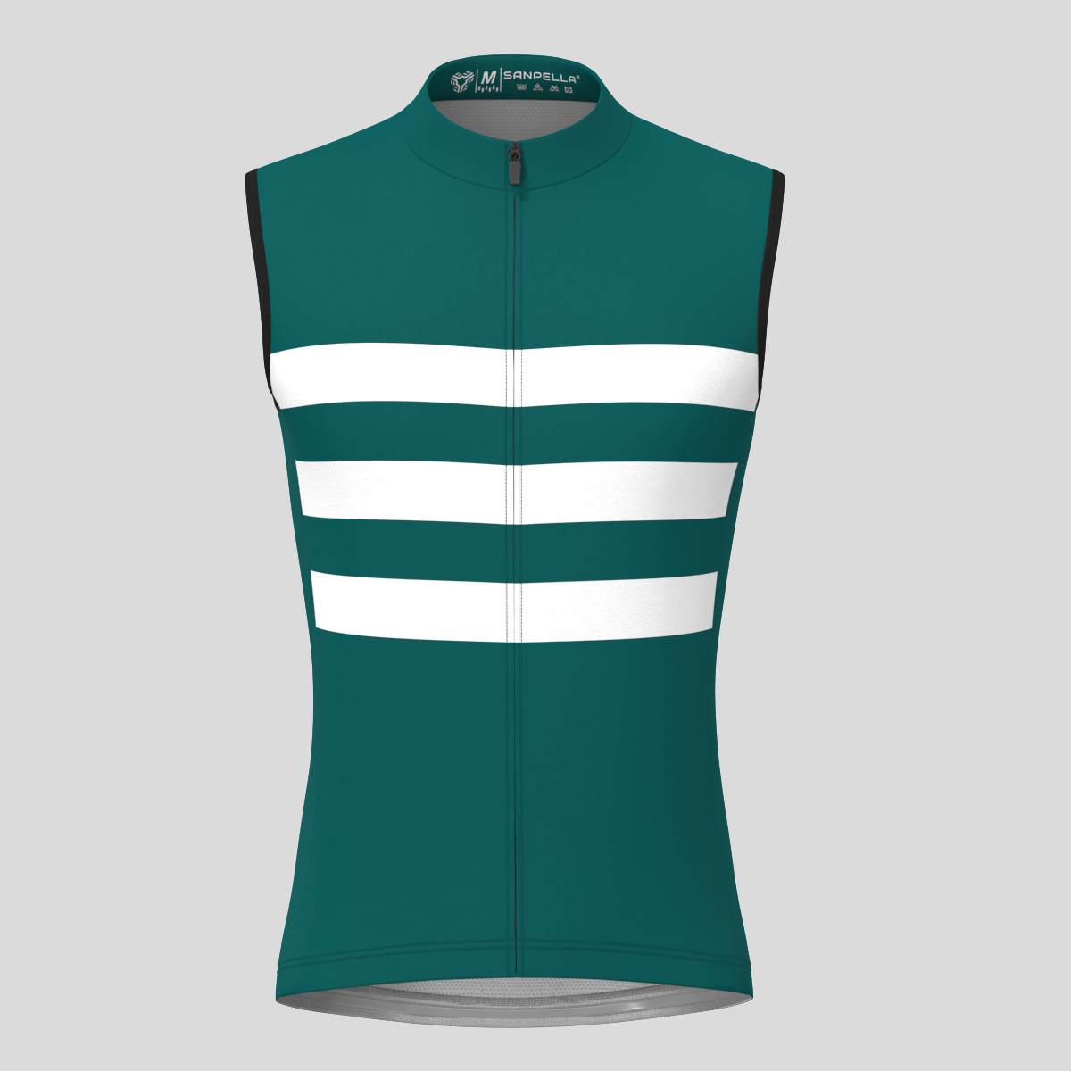 Men's Classic Stripes Cycling Jersey - Midnight/White